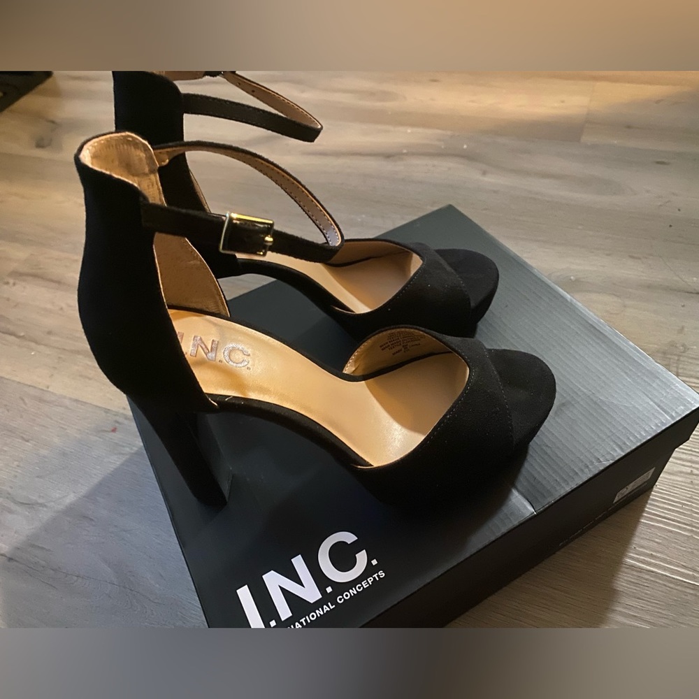 INC black heels